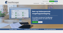 Desktop Screenshot of cleanmanager.dk